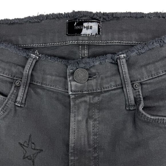 MOTHER Double Fray Charmer Jean In Written In The Stars Size 26 - Picture 6 of 10